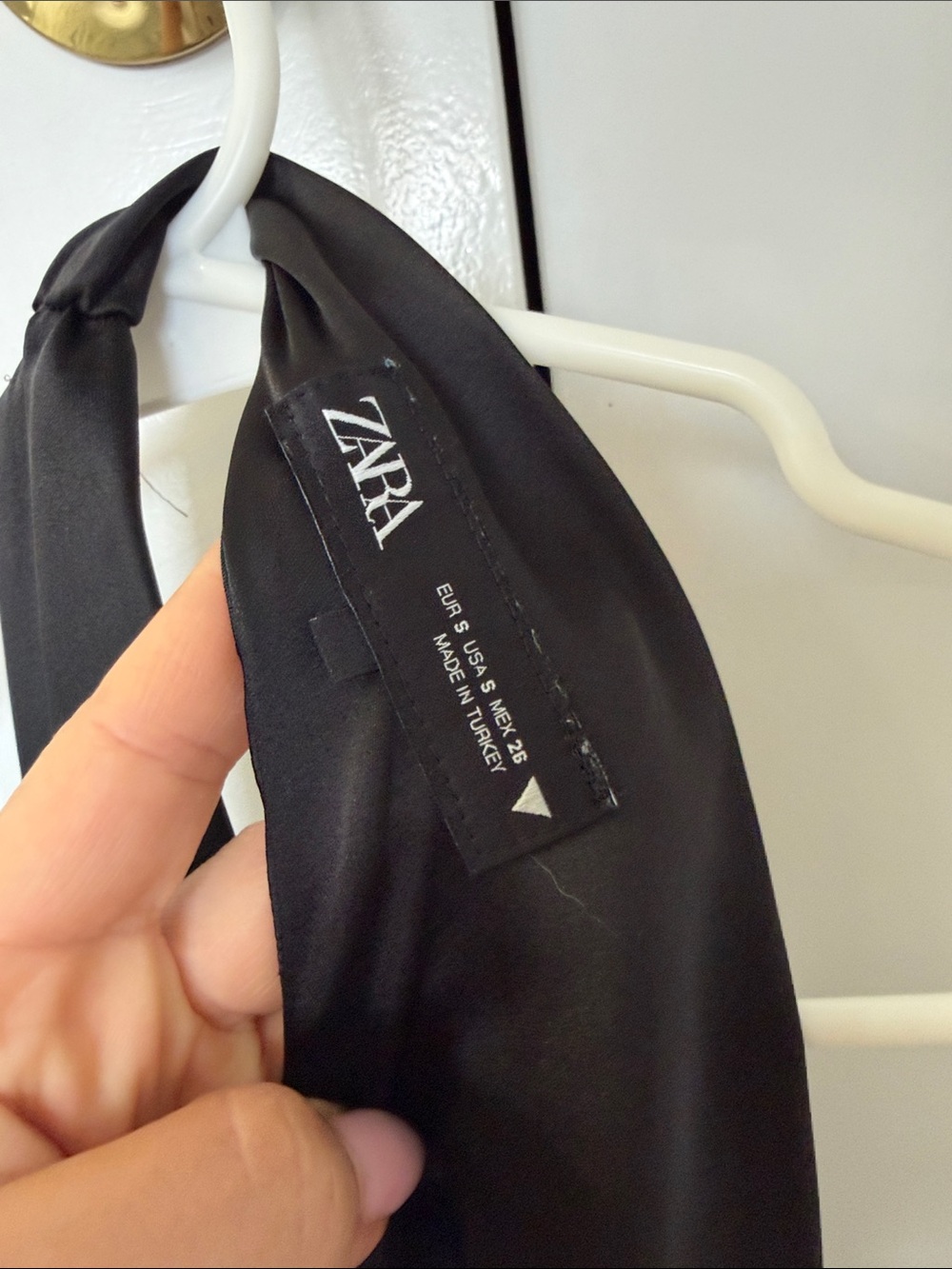 ZARA Backless Tie Top